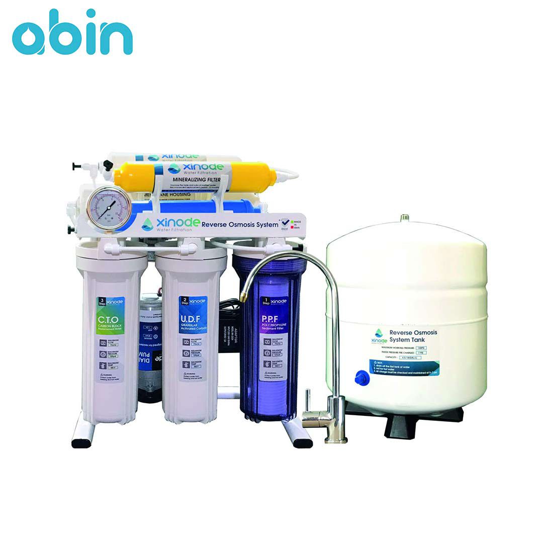 دستگاه تصفیه آب زینود (Xinode) مدل AXS 210-HB با شیر آب تصفیه و فیلتر ممبران