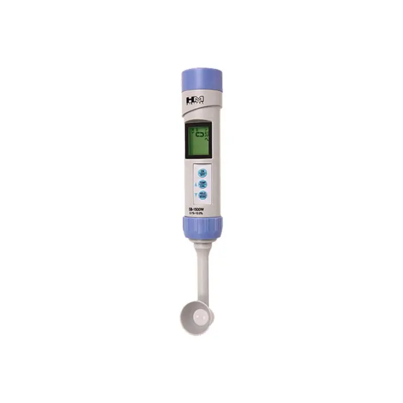 تستر شوری سنج برند HM مدل SB-1500 دماسنج دار قلمی با محفظه