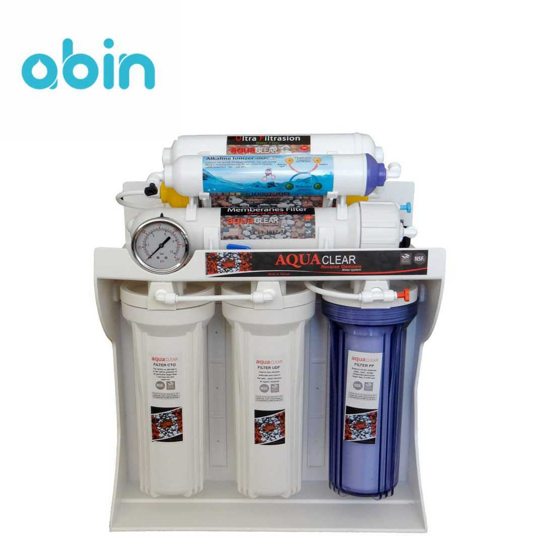 نما روبرو دستگاه تصفیه آب آکوا کلیر مدل RO-CUF 2020