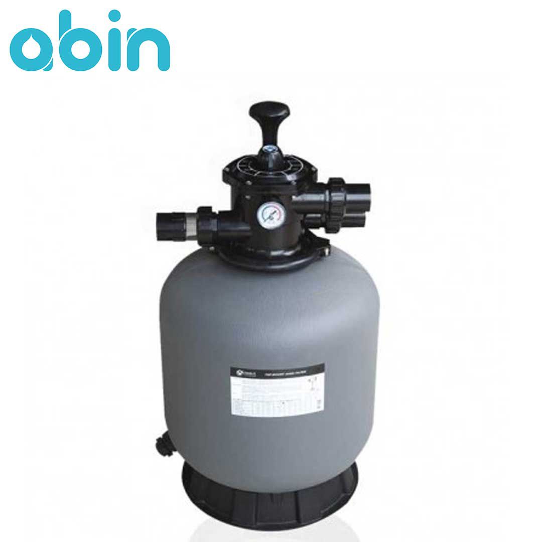 نمای جانبی فیلتر شنی استخری ایمکس (EMAUX) مدل P450