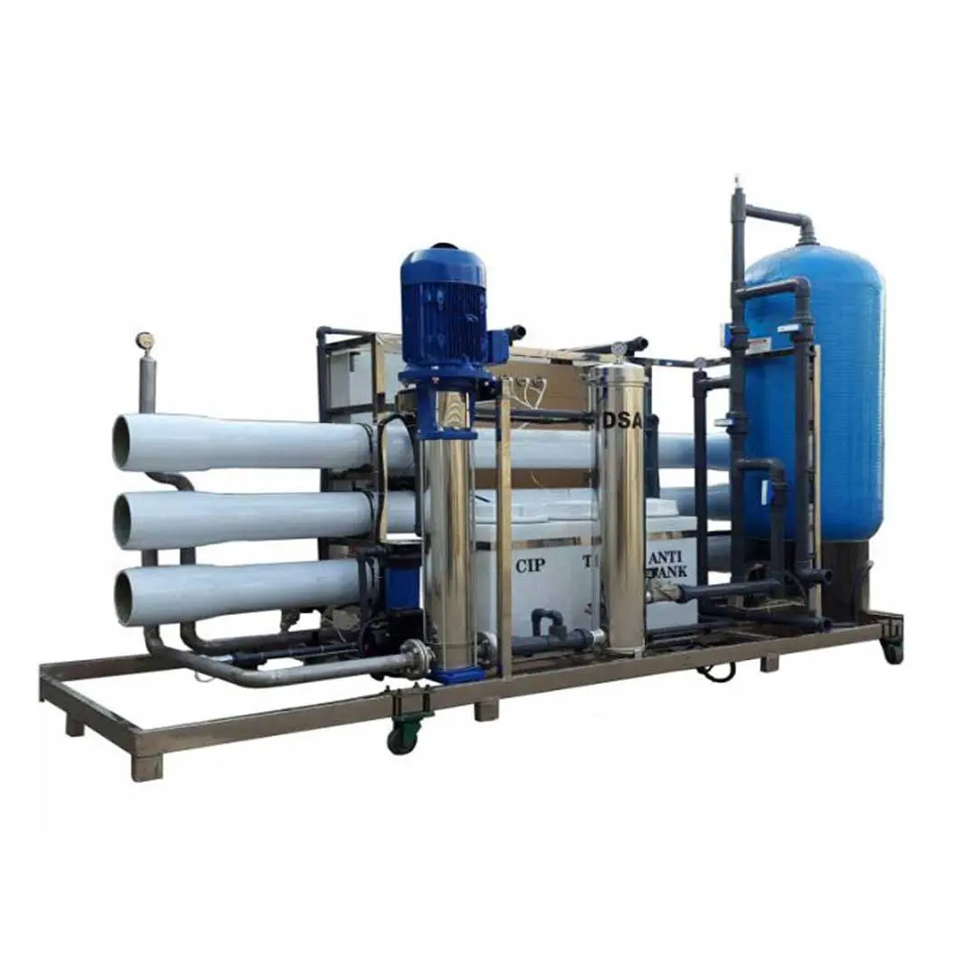 نما کناری دستگاه تصفیه آب صنعتی RO با ظرفیت 150 متر مکعب