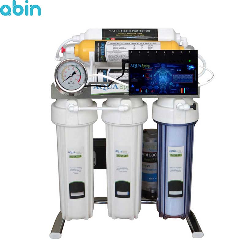 دستگاه تصفیه آب خانگی آکوآ اسپرینگ مدل CHROME-BA7