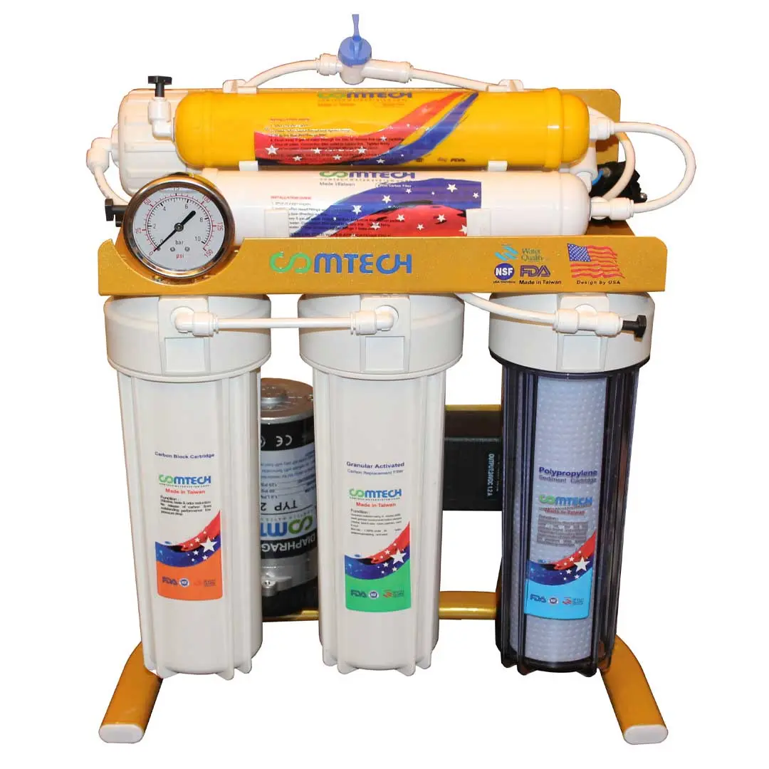 نمای جلو دستگاه تصفیه آب خانگی کامتک (COMTECH) مدل PRO-6S