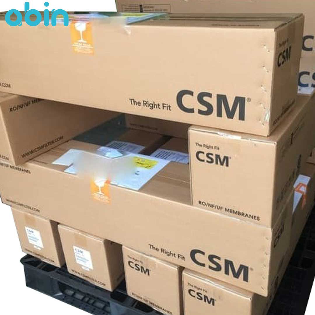 "تصویر محصول فیلتر ممبران 8 اینچ CSM مدل RE8040-BE، حالت گرافیکی روی پس‌زمینه ساده"