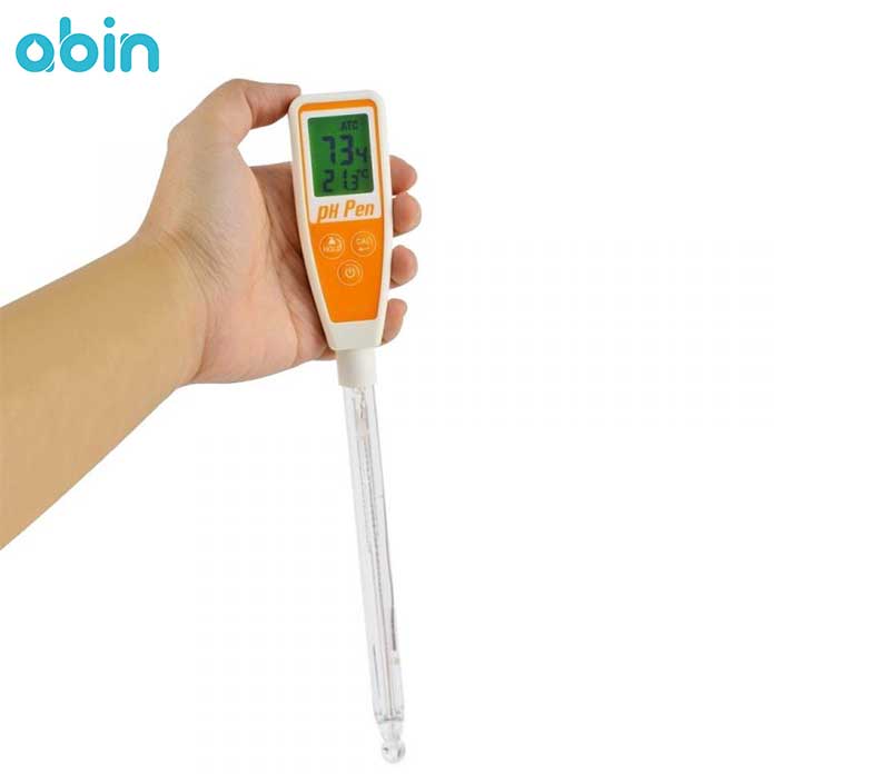 PH متر قلمی با الکترود سطح کروی ضد آب AZ مدل 8693