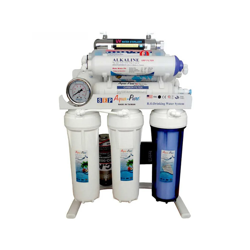 نما روبرو دستگاه تصفیه آب خانگی آکواپیور مدل RO-Pure9-3030