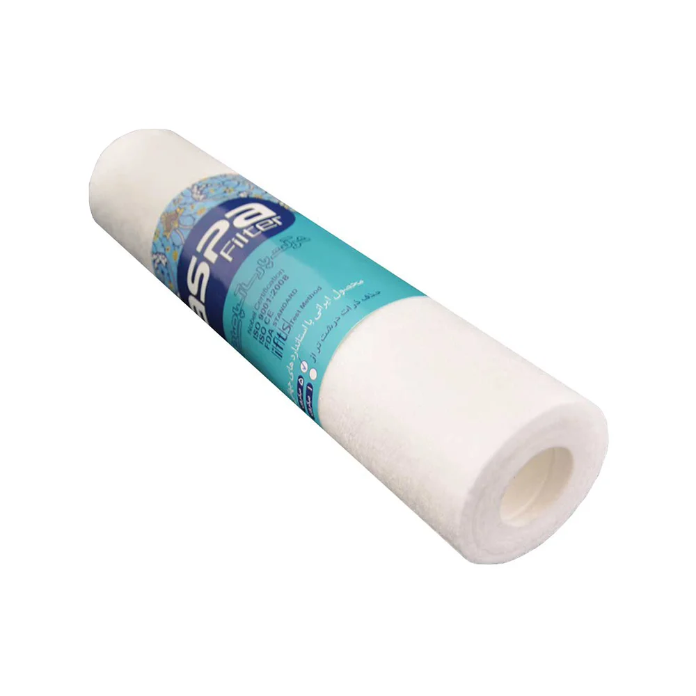 فیلتر PP الیافی 10 اینچ آسپا فیلتر aspa filter به همراه مشخصات فنی