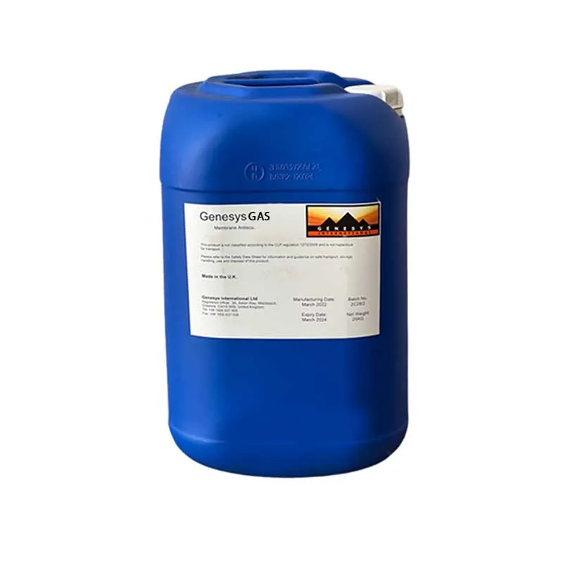 "تصویر گالن 25 کیلویی آنتی اسکالانت جنسیس مدل CAS، عکس واضح روی پس‌زمینه ساده"