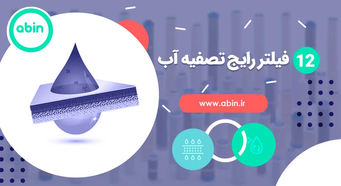 تصویر نمادین فیلتر رایج تصفیه آب