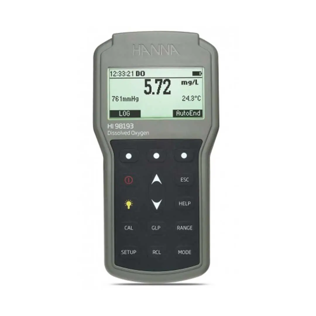 اکسیژن متر پرتابل هانا (HANNA) مدل HI98193 تصویر نمای مقابل