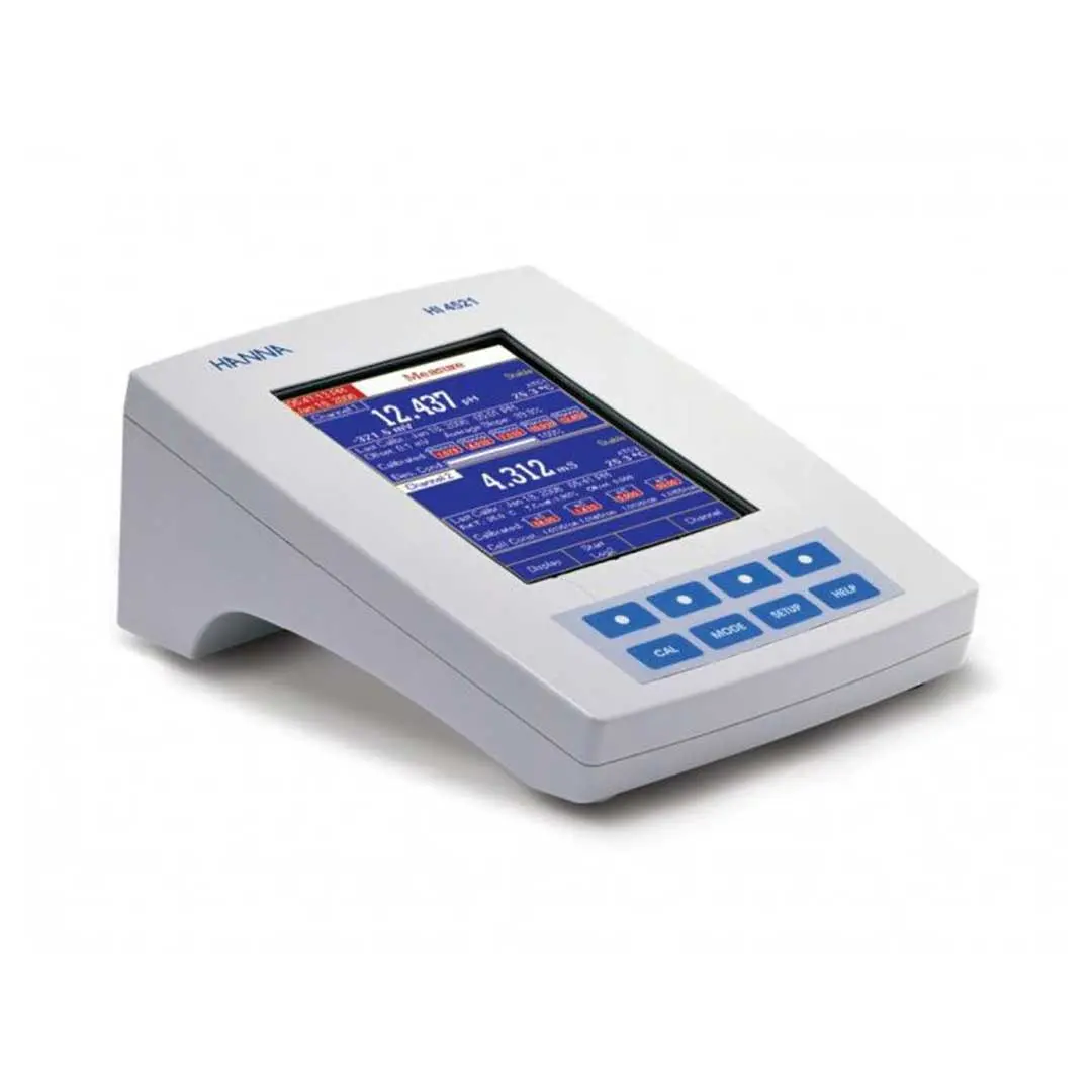 مولتی پارامتر رومیزی هانا (HANNA) مدل HI4521 با گیره قابل تنظیم و پراب