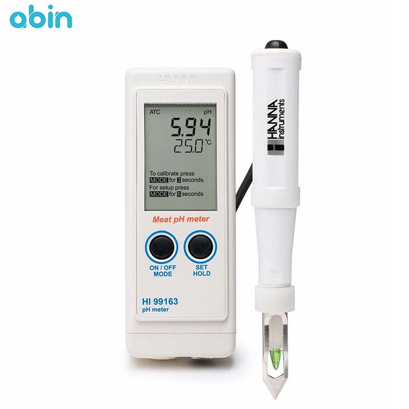 PH متر پرتابل گوشت هانا (HANNA) مدل Hi99163