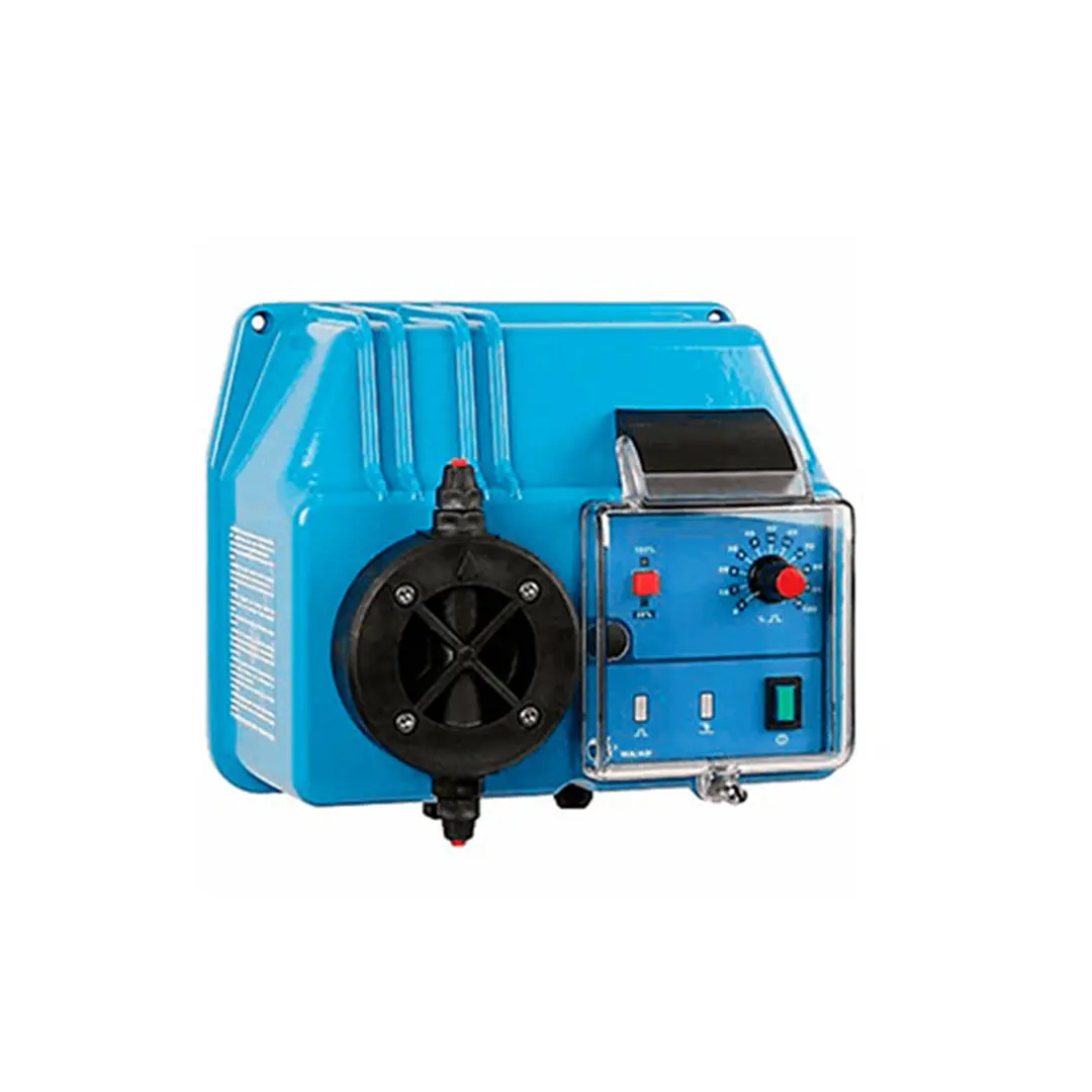 نمای ایزومتریک دوزینگ پمپ اتاترون (Etatron) مدل DLS MA/AD 1505
