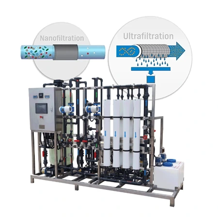 دستگاه تصفیه آب صنعتی UF و NF