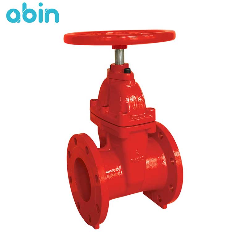 شیر فلکه کشویی زبانه فلزی داکتیل وگ امید گلستان سایز 14 اینچ