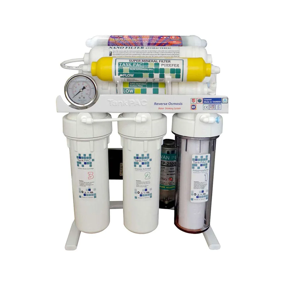 نما روبرو. دستگاه تصفیه آب تانک پک مدل RO-TP4400