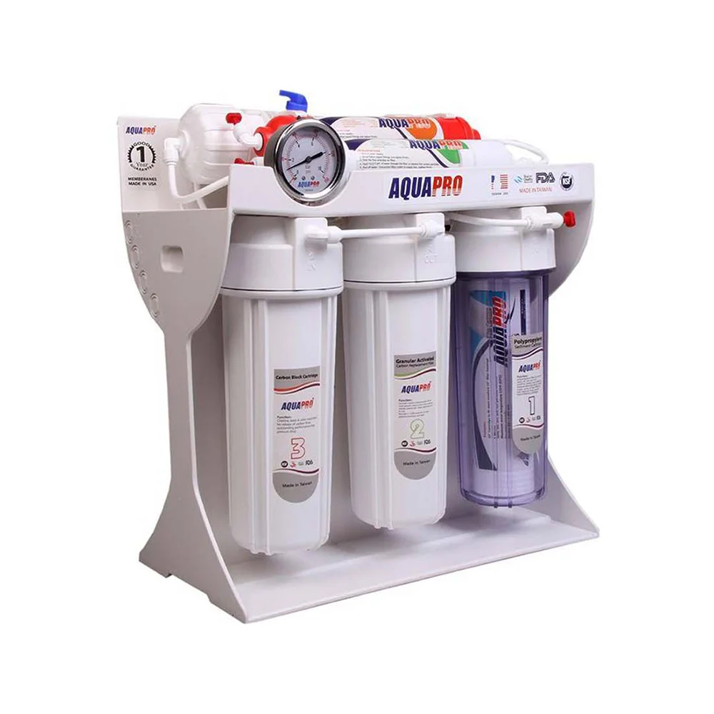 نما کناری دستگاه تصفیه آب خانگی آکواپرو (Aqua Pro) مدل RO6- Fiberglass