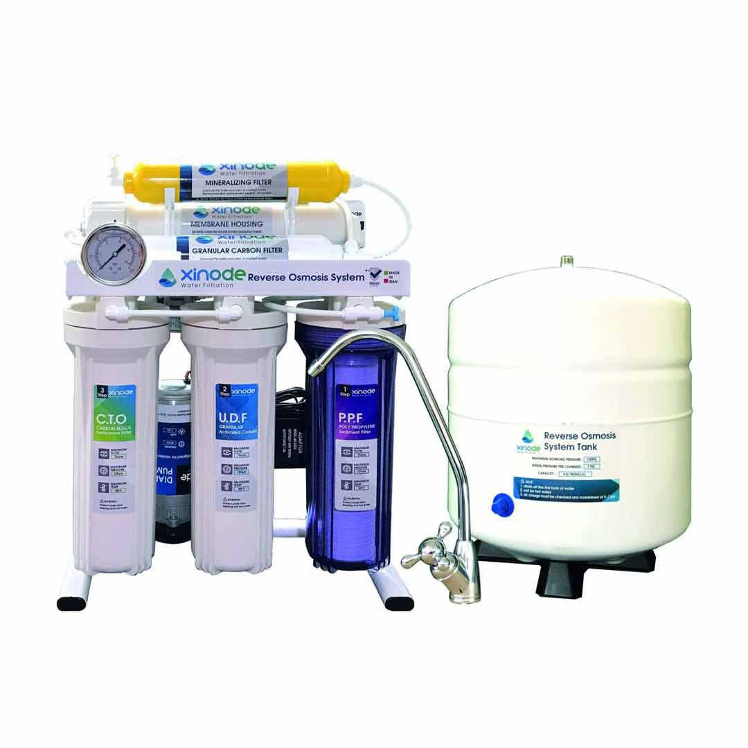 دستگاه تصفیه آب خانگی زینود (Xinode) مدل AXF-105HB تصویر گرافیکی