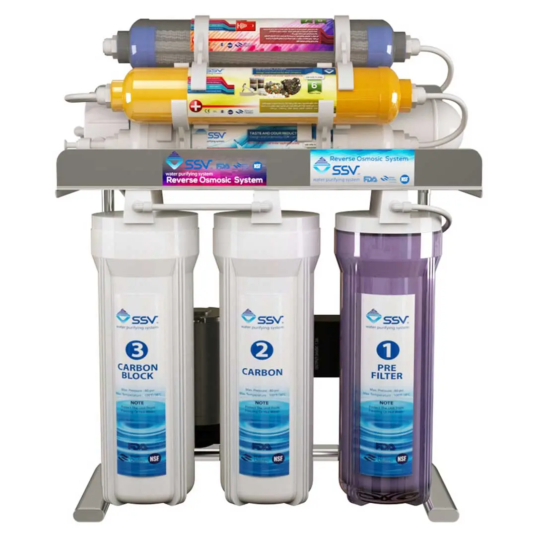 دستگاه تصفیه آب خانگی اس اس وی (SSV) مدل MaxClear X800 نمای جلو