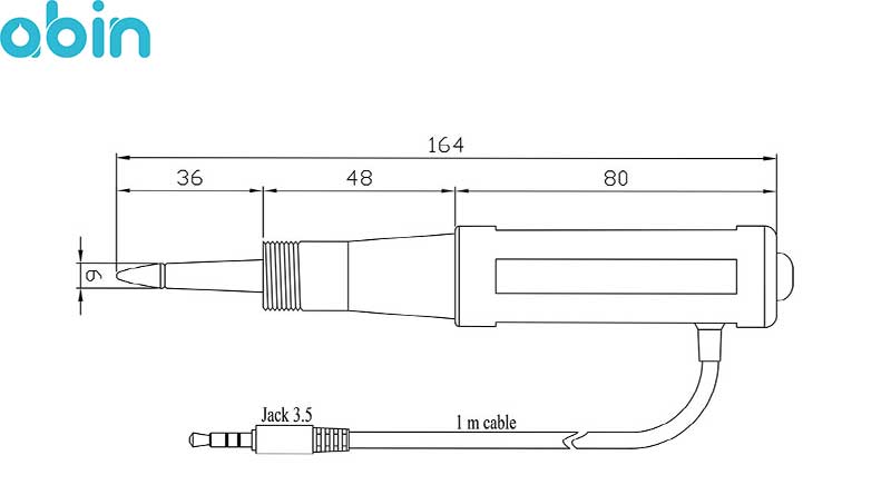 الکترود PH دیجیتالی گوشت هانا مدل FC2320