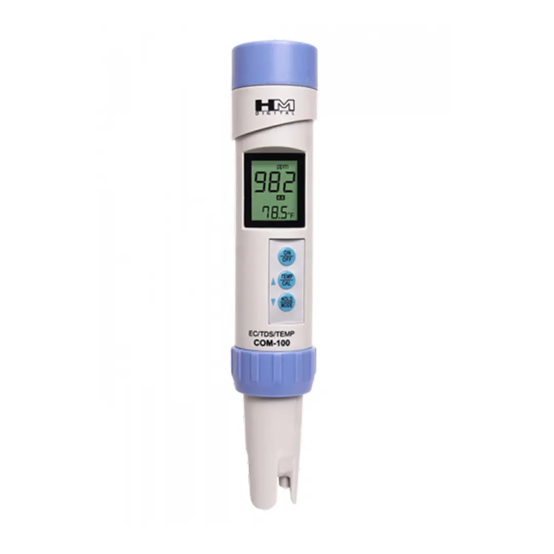 EC و TDS متر دماسنج دار ضد آب برند HM مدل COM-100 قلمی