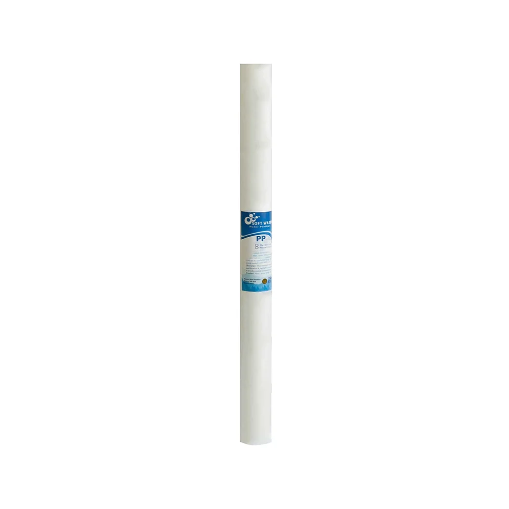 فیلتر الیافی 40 اینچ اسلیم 5 میکرون سافت واتر (Soft Water) نمای روبرو