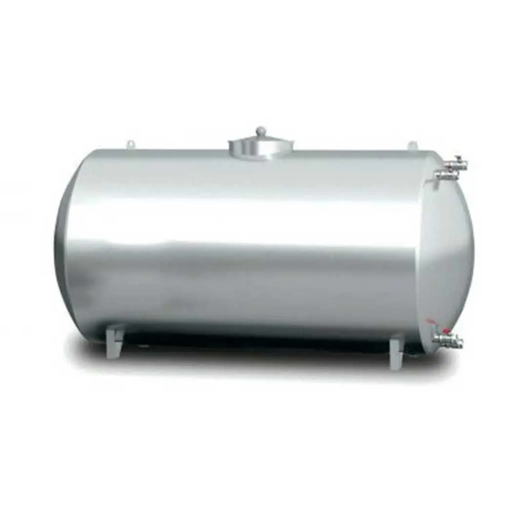 دید مایل منبع کویل دار افقی 1000 لیتری با ضخامت 4 میلی متر