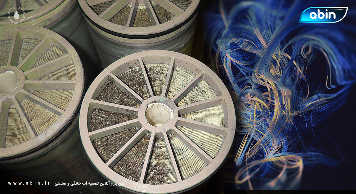 عکس ممبران صنعتی RO و بررسی روشی درست برای شستن ان