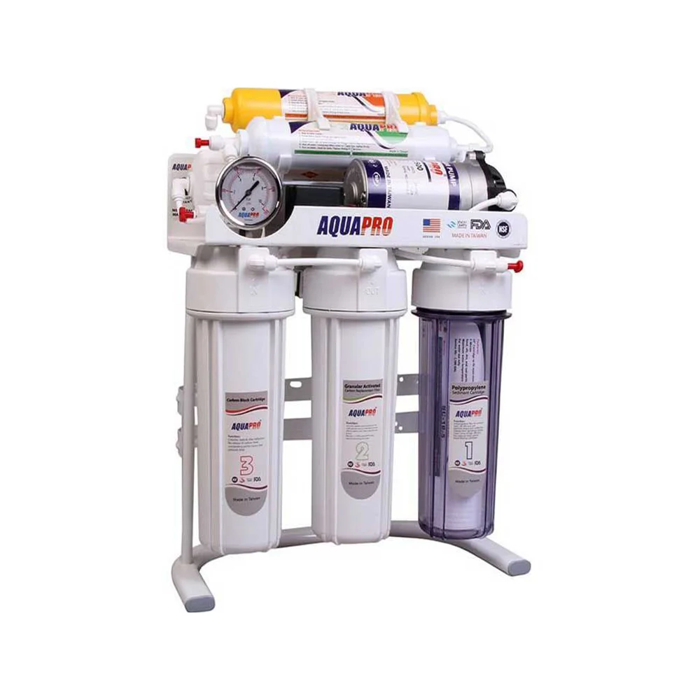 نما کناری دستگاه تصفیه آب خانگی آکواپرو مدل RO6- P UP