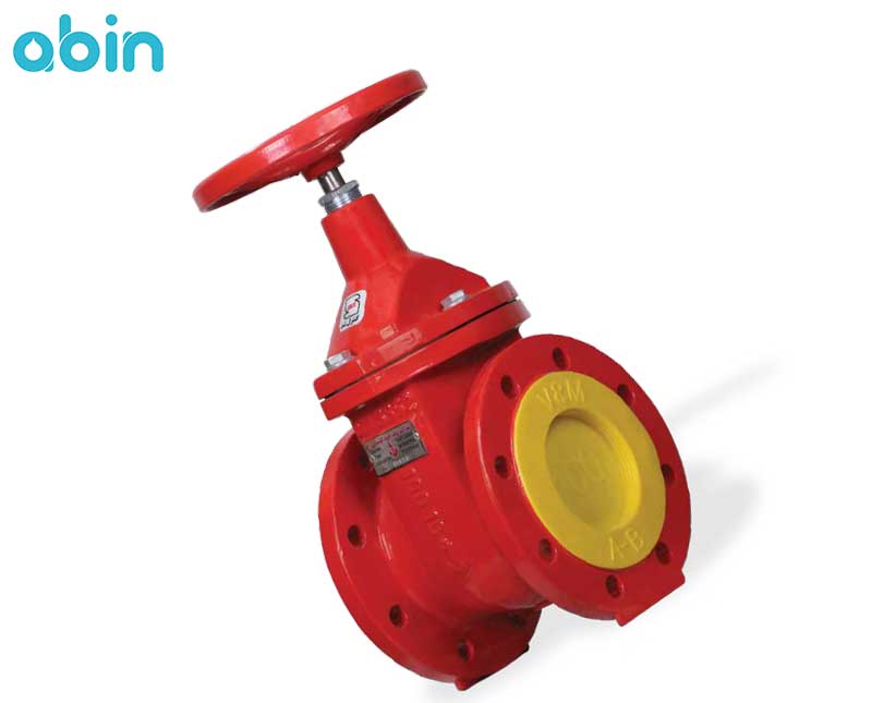 شیر فلکه کشویی زبانه فلزی داکتیل وگ امید گلستان سایز 2 اینچ