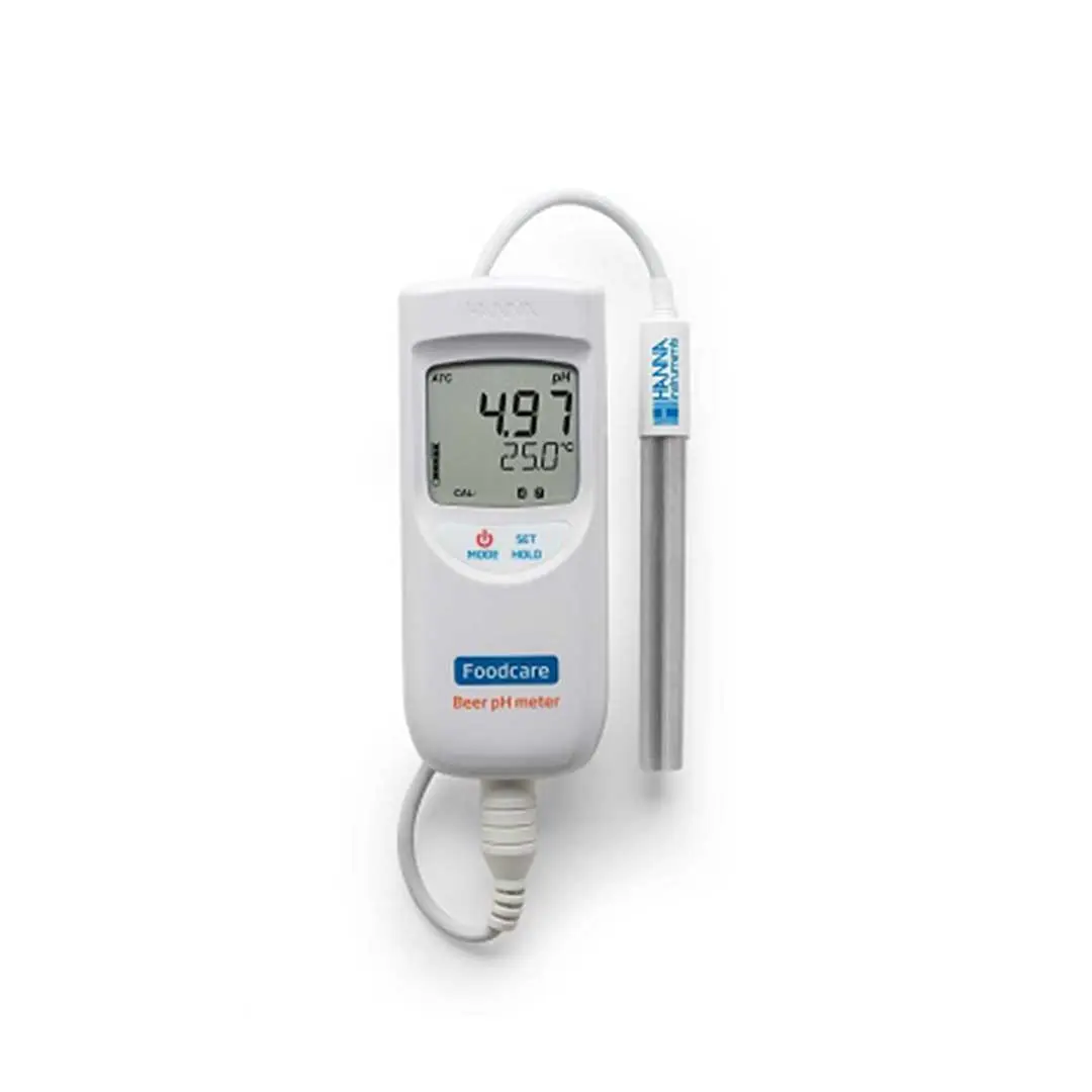 نمای ایستاده PH متر آبمیوه پرتابل هانا (HANNA) مدل HI99151 با پراب