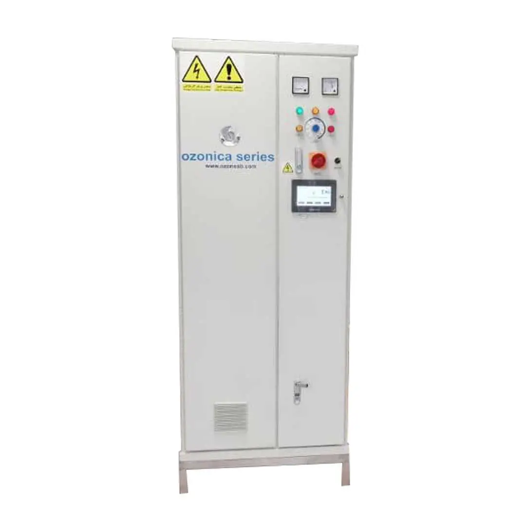 عکس دستگاه ازن ژنراتور صنعتی Ozonica مدل OZ-250 در نمای روبهرو