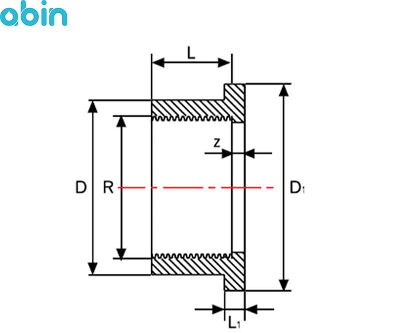 فلنچ آداپتور upvc پیمتاش