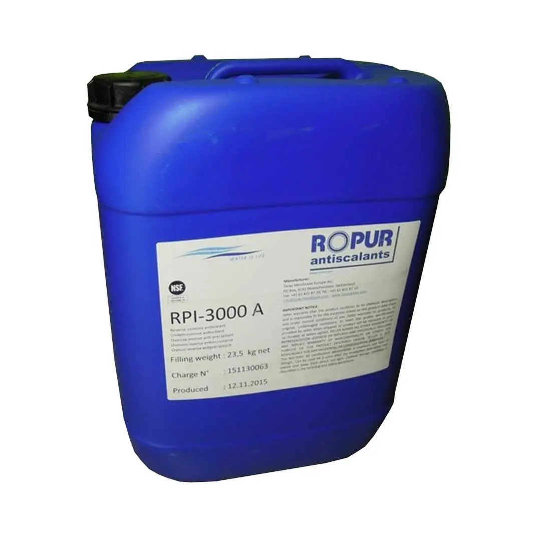 آنتی اسکالانت روپور (ROPUR) مدل RPI-3000A بسته بندی با لیبل برند