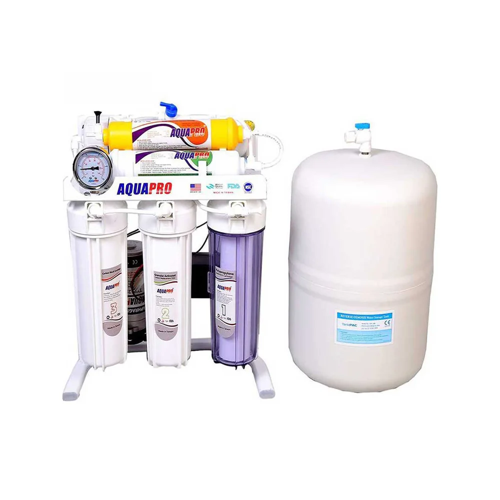 دستگاه تصفیه آب خانگی آکوا پرو (AQUA PRO) مدل RO6-67S1 به همراه مخزن آب