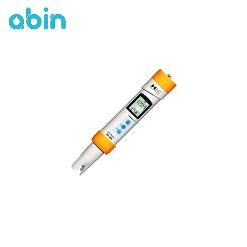 pH متر ضد آب دماسنج دار برند HM مدل PH-200