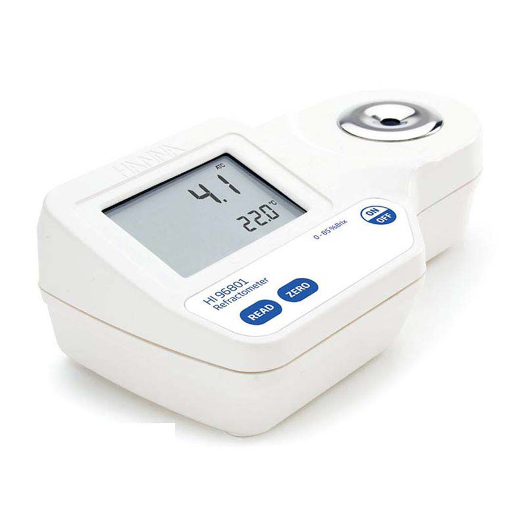رفرکتومتر و بریکس متر غذای هانا مدل HI96801 برای صنایع غذایی