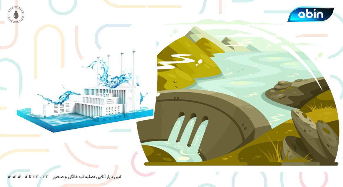 طرح نمادین سدهای بزرگ جهان