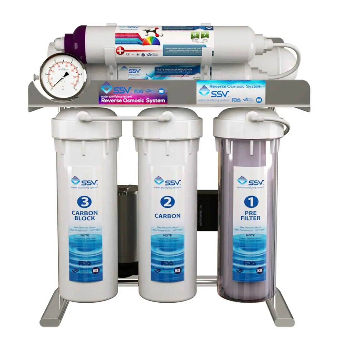 دستگاه تصفیه آب خانگی اس اس وی (SSV) مدل UltraSpring X630 نمای جلویی