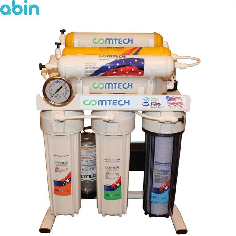 نمای روبرو دستگاه تصفیه آب خانگی کامتک (COMTECH) مدل ECO-8S