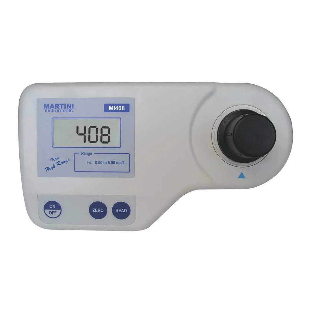 نمای روبرو فتومتر آهن HR میلواکی (Milwaukee) مدل MI408 با بدنه سفید