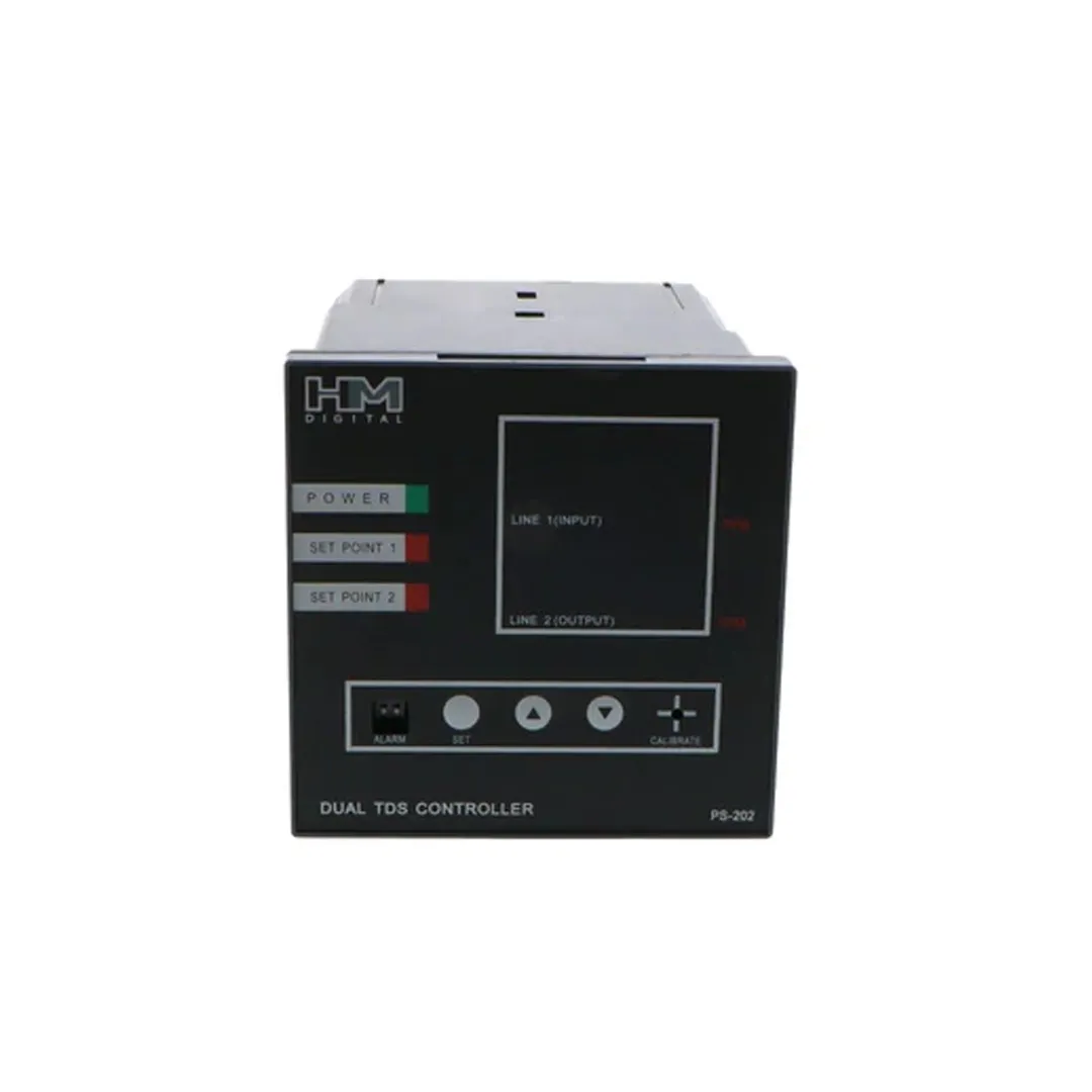 نمای روبرو TDS متر دو نمایشگر برند HM مدل PS-202