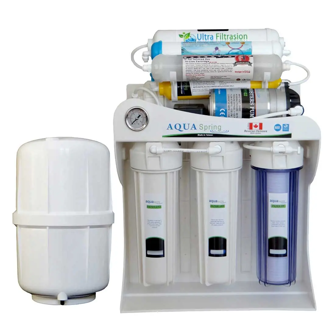 تصویر دستگاه تصفیه آب خانگی آکوآ اسپرینگ (Aqua Spring) مدل UF – SF3600 با مخزن