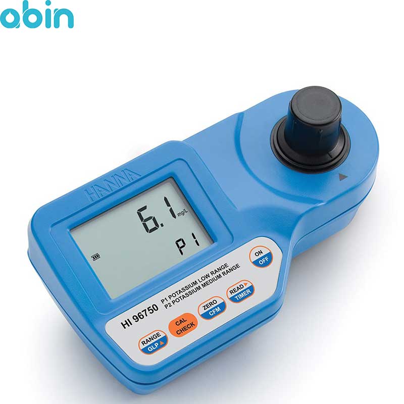 فتومتر پتاسیم هانا (HANNA) مدل HI96750
