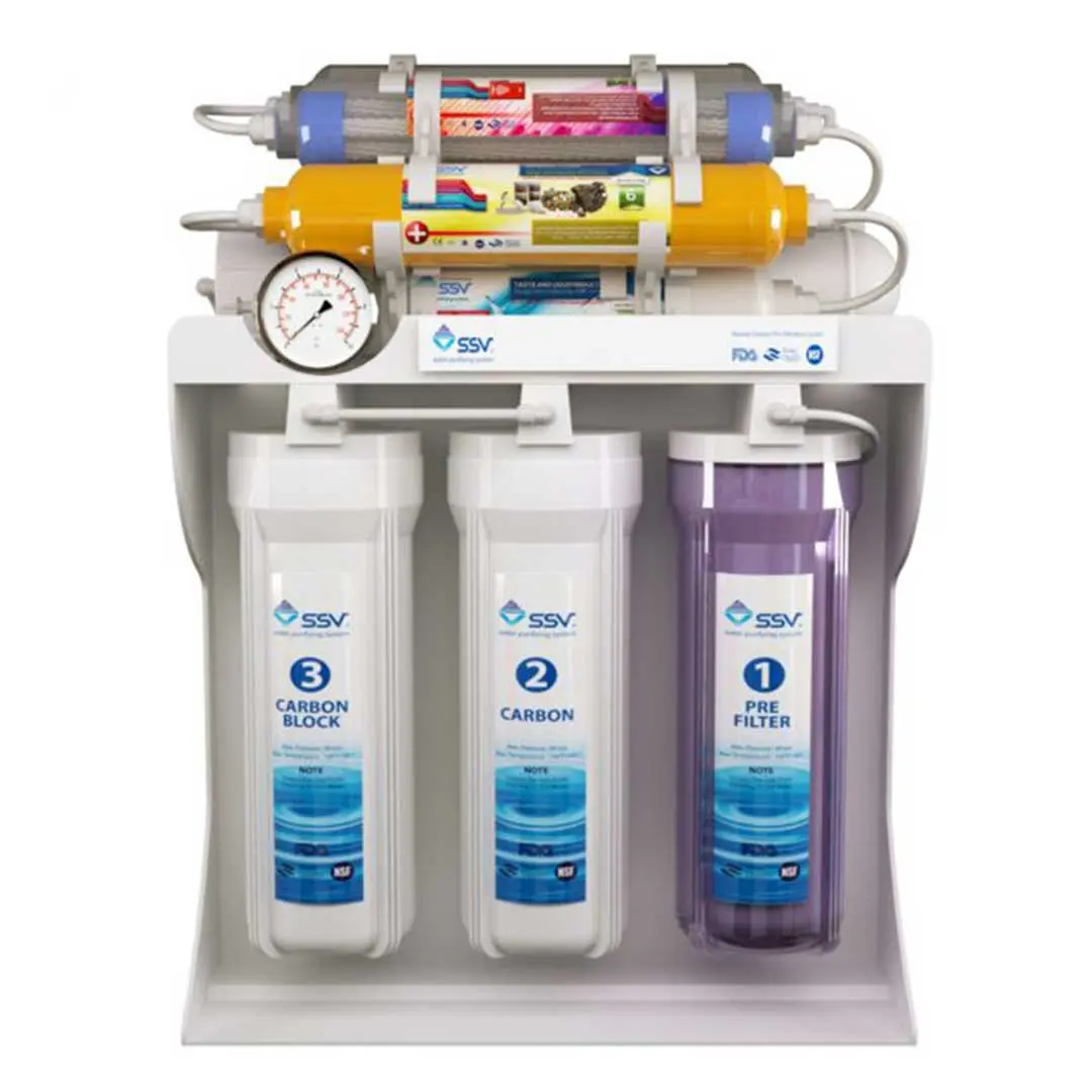 نمای جلویی دستگاه تصفیه آب خانگی اس اس وی (SSV) مدل MaxPro X900