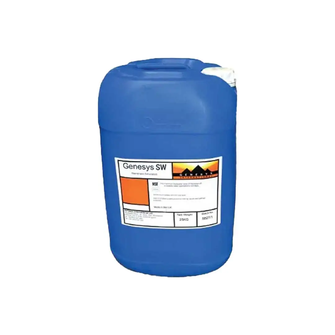 آنتی اسکالانت جنسیس مدل Genesys SW لیبل بلور شده برای حفظ اطلاعات فنی