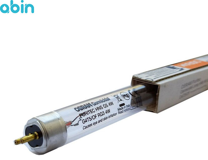 لامپ UVC اسرام با توان 4 وات