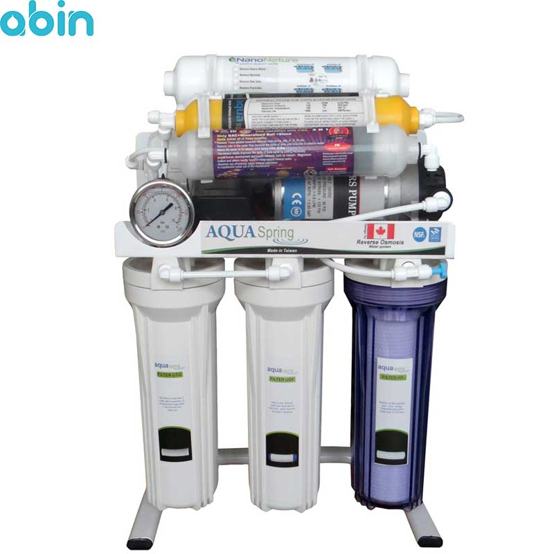 دستگاه تصفیه آب خانگی آکوآ اسپرینگ مدل RO-S8-NATURE1800