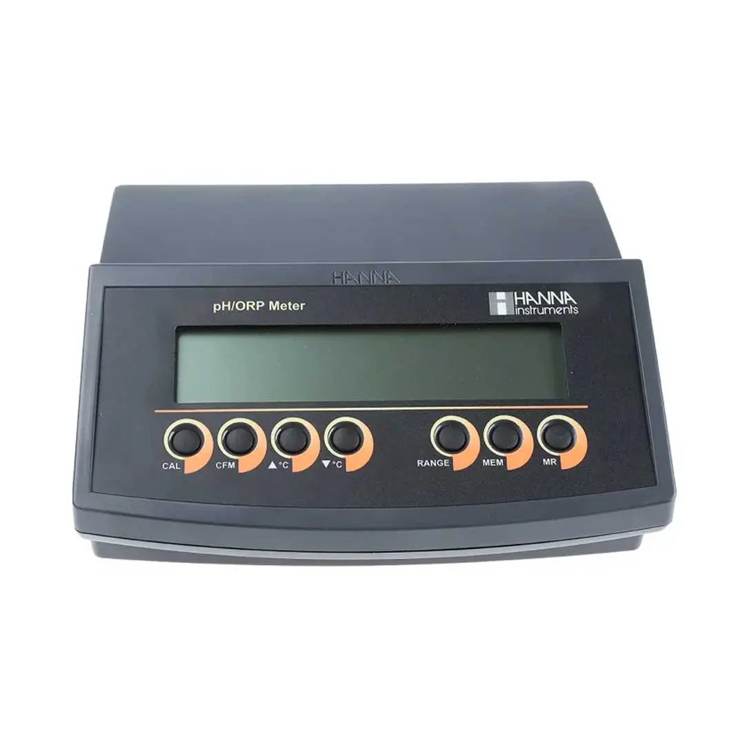 نمای افقی PH و mV متر رومیزی هانا (HANNA) مدل HI2213 مشکی