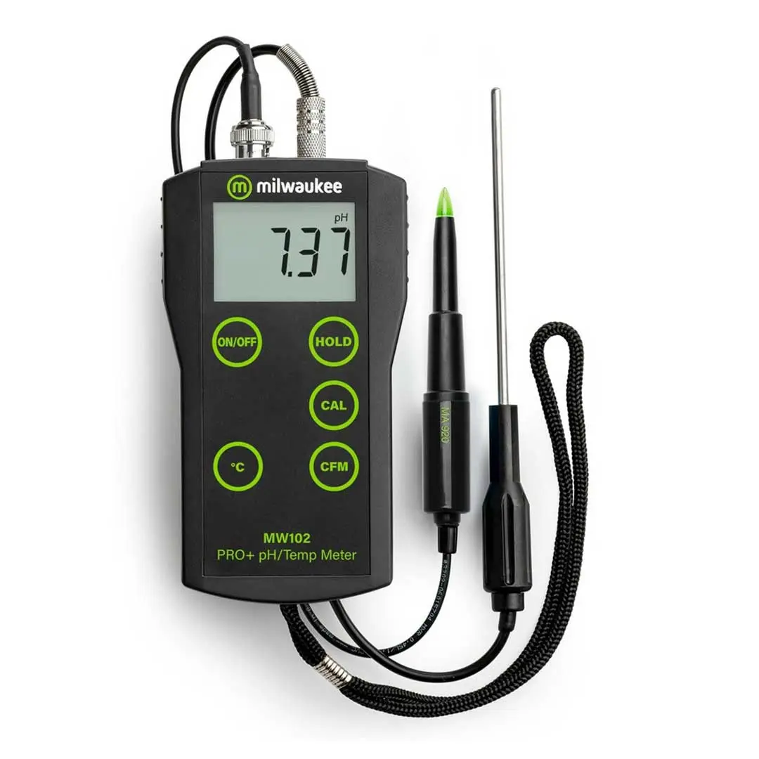 تصویر نمای عمودی PH متر میلواکی (Milwaukee) مدل +MW102 PRO